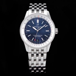 Breitling-Navitimer 1 41mm SS/SS Blue KOR A2824