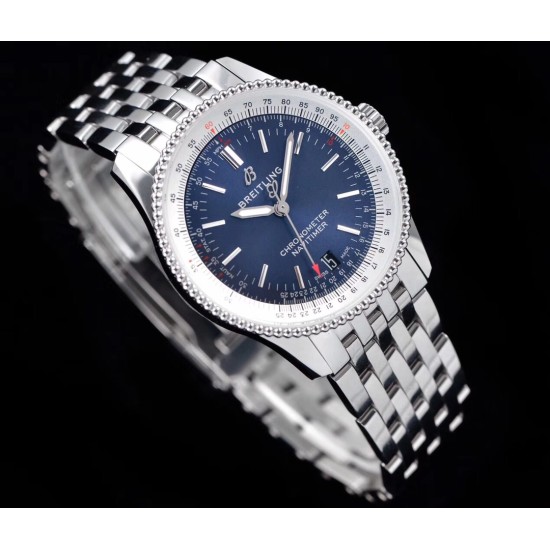 Breitling-Navitimer 1 41mm SS/SS Blue KOR A2824