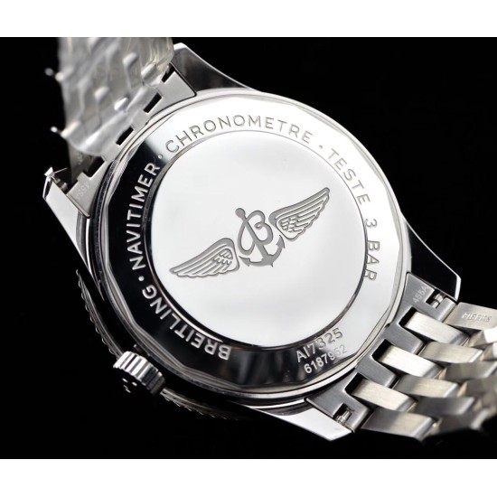 Breitling-Navitimer 1 41mm SS/SS Blue KOR A2824