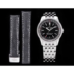 Breitling-Navitimer 1 38mm SS/SS Black KOR Swiss SW200