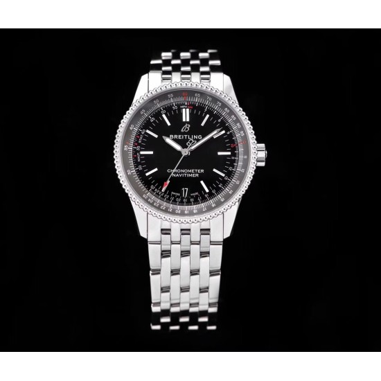 Breitling-Navitimer 1 38mm SS/SS Black KOR Swiss SW200