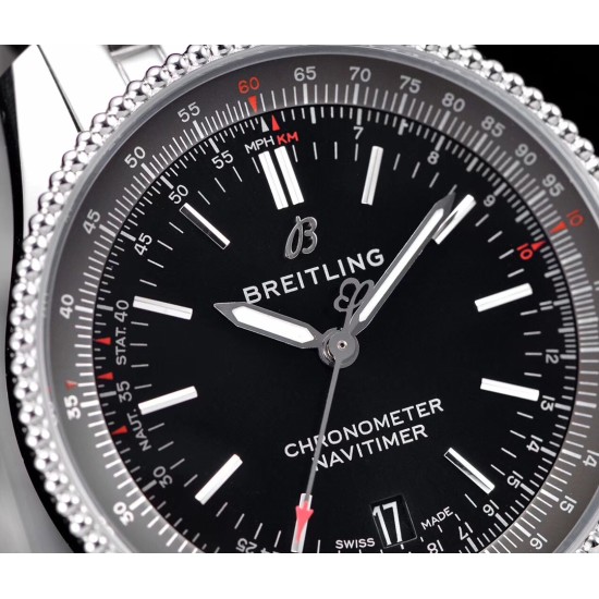 Breitling-Navitimer 1 38mm SS/SS Black KOR Swiss SW200