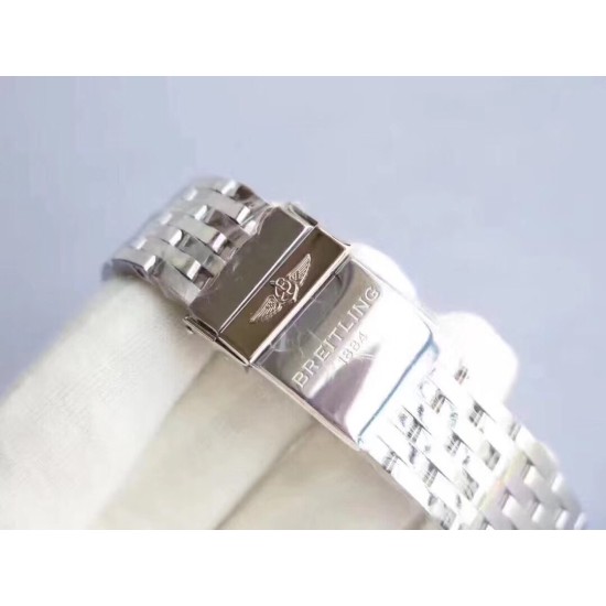 Breitling-Navitimer B01 Chronograph SS/SS Black Dial JF Asian B01