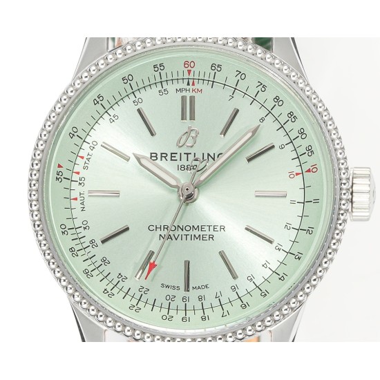 Breitling-Navitimer 1 35mm Date SS/LE White Dial  BLSF A2824