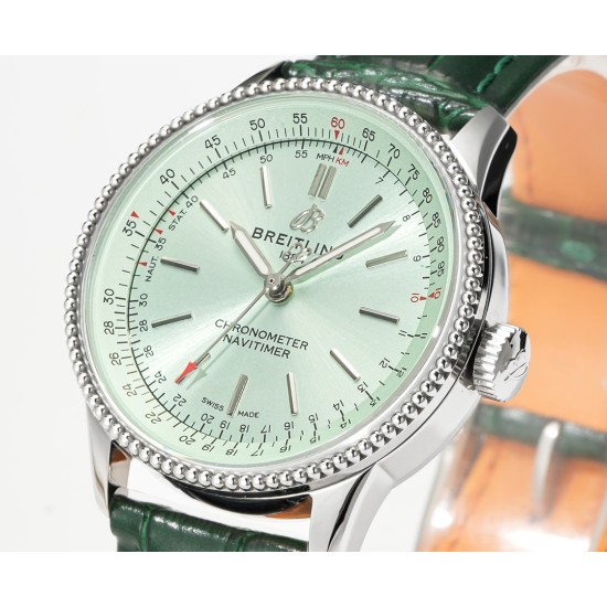 Breitling-Navitimer 1 35mm Date SS/LE White Dial  BLSF A2824