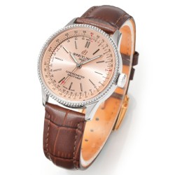 Breitling-Navitimer 1 35mm Date SS/LE Rose Gold Dial BLSF A2824