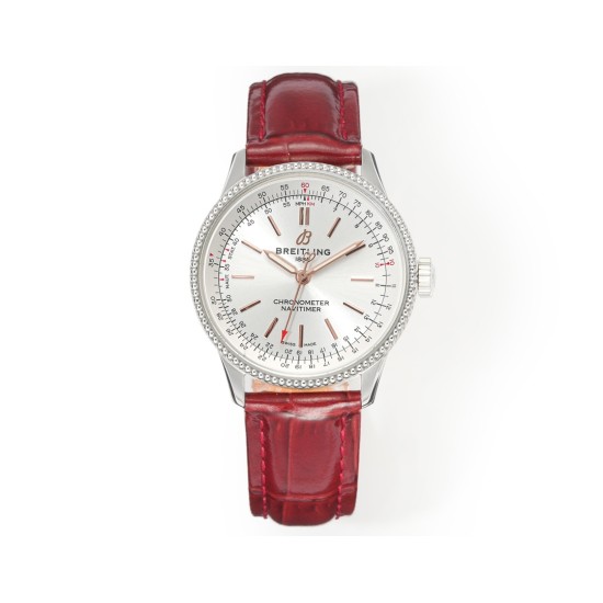 Breitling-Navitimer 1 35mm Date SS/LE White Dial BLS A2824