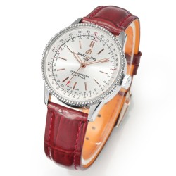 Breitling-Navitimer 1 35mm Date SS/LE White Dial BLS A2824