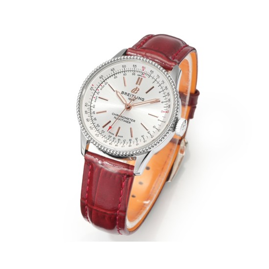 Breitling-Navitimer 1 35mm Date SS/LE White Dial BLS A2824