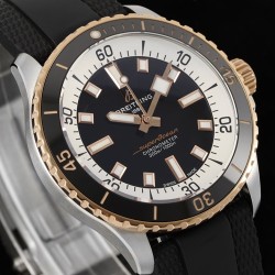 Breitling-Superocean 42mm Black Bezel SS/RU Black Dial BLSF A2824