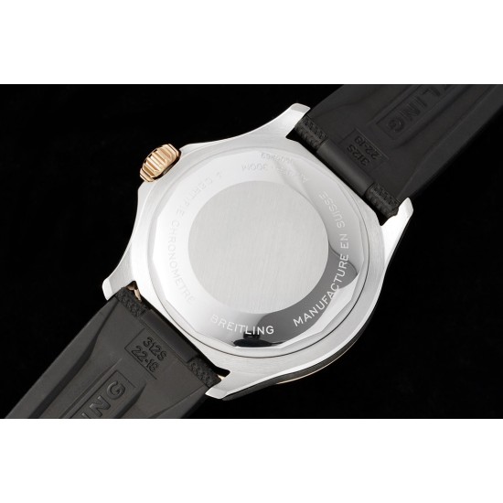 Breitling-Superocean 42mm Black Bezel SS/RU Black Dial BLSF A2824