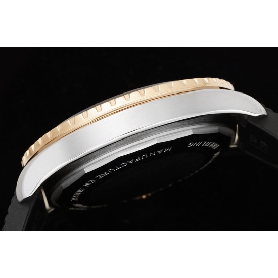 Breitling-Superocean 42mm Black Bezel SS/RU Black Dial BLSF A2824