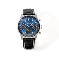 Breitling-Navitimer B01 Chronograph SS/LE Dark Bule Dial BLSF Asian B01