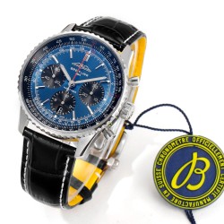 Breitling-Navitimer B01 Chronograph SS/LE Dark Bule Dial BLSF Asian B01