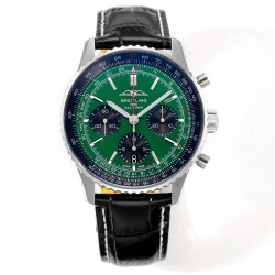 Breitling-Navitimer B01 Chronograph SS/LE Green/Stk BLSF Asian B01