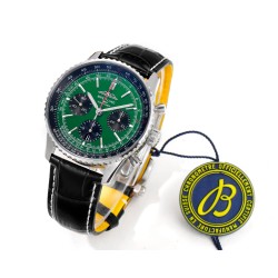 Breitling-Navitimer B01 Chronograph SS/LE Green/Stk BLSF Asian B01
