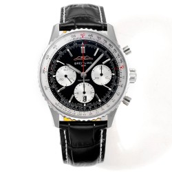 Breitling-Navitimer B01 Chronograph SS/LE Black Dial BLSF Asian B01