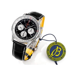 Breitling-Navitimer B01 Chronograph SS/LE Black Dial BLSF Asian B01