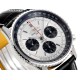 Breitling-Navitimer B01 Chronograph SS/LE White/Stk BLSF Asian B01