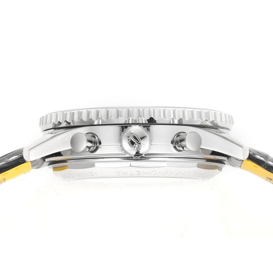 Breitling-Navitimer B01 Chronograph SS/LE White/Stk BLSF Asian B01