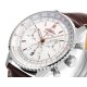 Breitling-Navitimer B01 Chronograph SS/LE White/Stk BLSF Asian B01