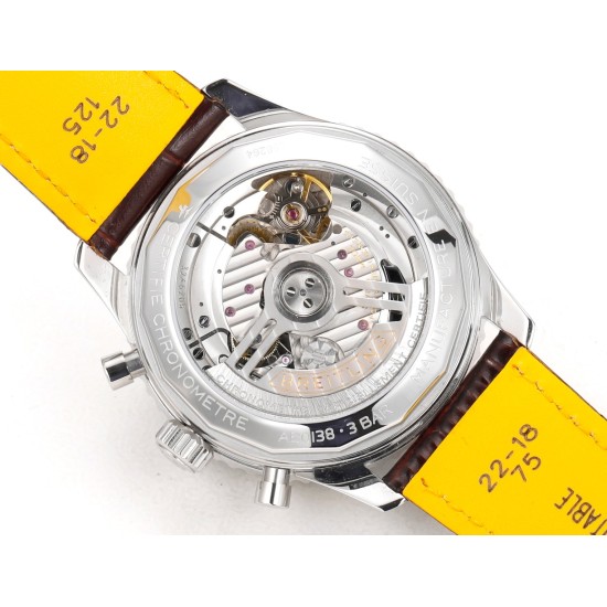 Breitling-Navitimer B01 Chronograph SS/LE White/Stk BLSF Asian B01