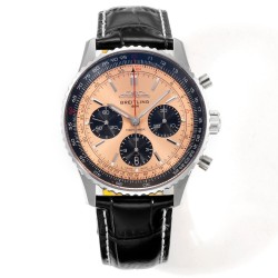 Breitling-Navitimer B01 Chronograph SS/LE Champagne/Stk BLSF Asian B01
