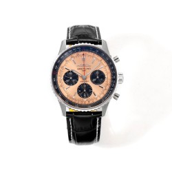 Breitling-Navitimer B01 Chronograph SS/LE Champagne/Stk BLSF Asian B01