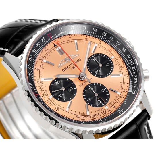 Breitling-Navitimer B01 Chronograph SS/LE Champagne/Stk BLSF Asian B01