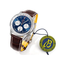 Breitling-Navitimer B01 Chronograph SS/LE Blue Dial BLSF Asian B01