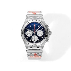 Breitling-Chronomat B01 42MM SS/SS Black/Stk TF A7750