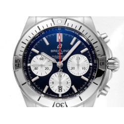 Breitling-Chronomat B01 42MM SS/SS Black/Stk TF A7750