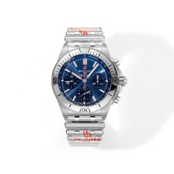 Breitling-Chronomat B01 42MM SS/SS Blue/Stk TF A7750