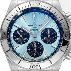 Breitling-Chronomat B01 42MM SS/SS Ice Blue/Stk BLS A7750