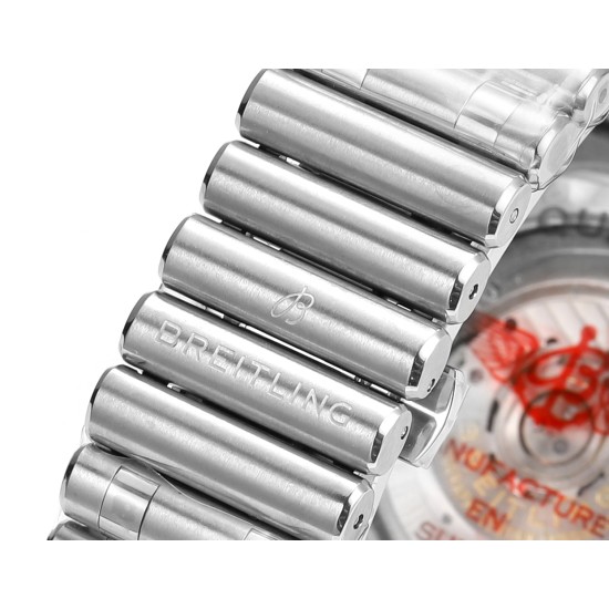 Breitling-Chronomat B01 42MM SS/SS Silver/Stk TF A7750