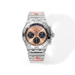 Breitling-Chronomat B01 42MM SS/SS Champagne/Stk TF A7750