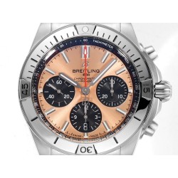 Breitling-Chronomat B01 42MM SS/SS Champagne/Stk TF A7750