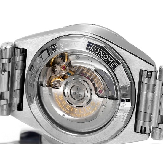 Breitling-Chronomat B01 42MM SS/SS Champagne/Stk TF A7750