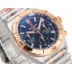 Breitling-Chronomat B01 42MM RG/SS Blue/Stk TF A7750