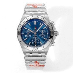 Breitling-Chronomat B01 Frecce Tricolori 42MM SS/SS Blue/Stk TF A7750