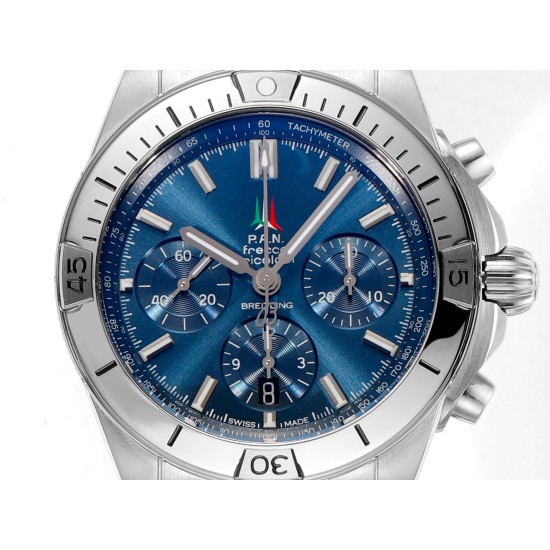 Breitling-Chronomat B01 Frecce Tricolori 42MM SS/SS Blue/Stk TF A7750