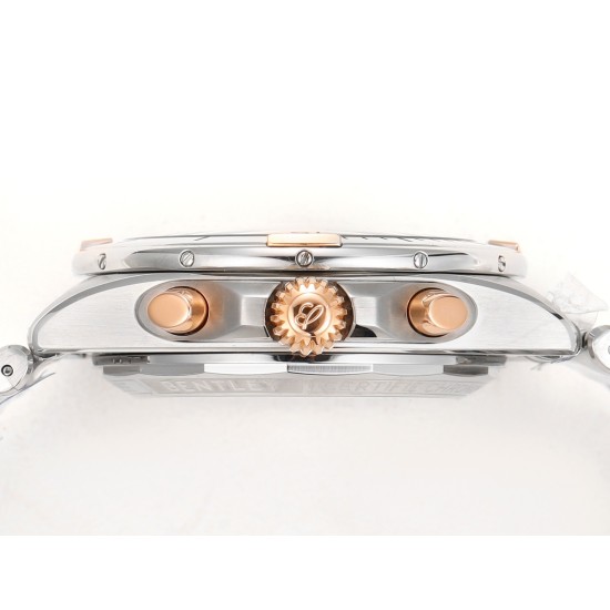 Breitling-Chronomat B01 42MM RG/SS Silver/Stk TF A7750