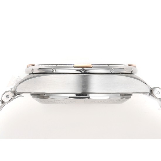 Breitling-Chronomat B01 42MM RG/SS Silver/Stk TF A7750