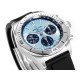 Breitling-Chronomat B01 42MM SS/RU Ice Blue/Blk TF A7750