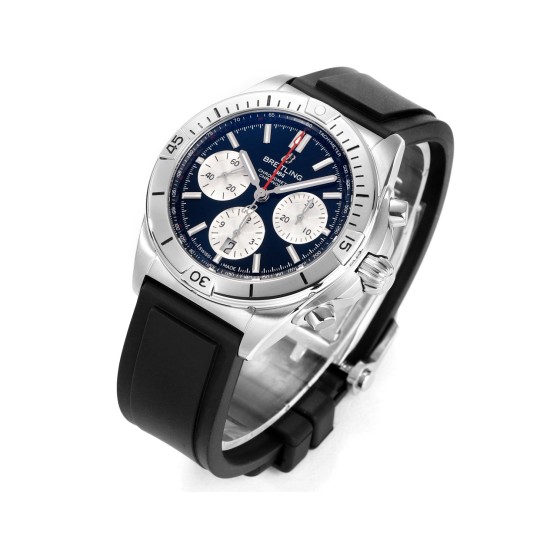 Breitling-Chronomat B01 42MM SS/RU Blue/Stk TF A7750