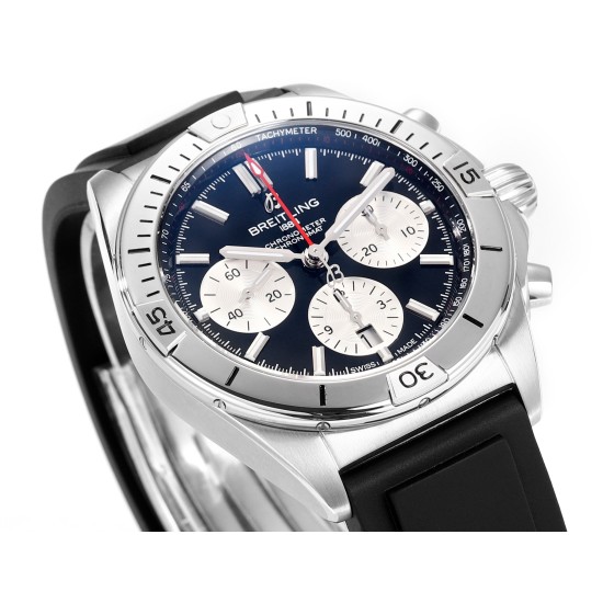 Breitling-Chronomat B01 42MM SS/RU Blue/Stk TF A7750
