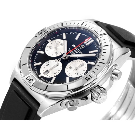 Breitling-Chronomat B01 42MM SS/RU Blue/Stk TF A7750