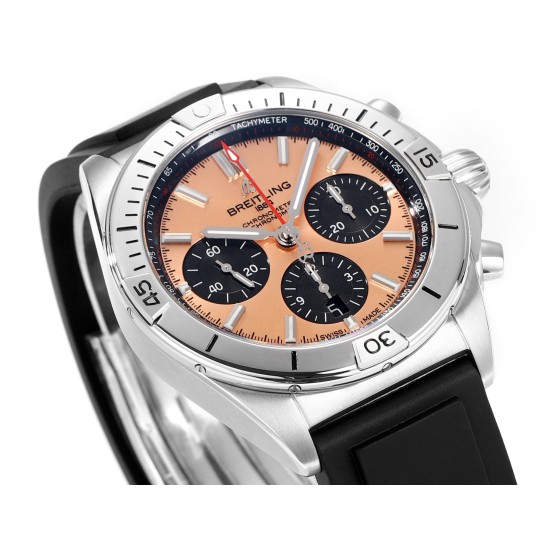 Breitling-Chronomat B01 42MM SS/RU Champagne/Stk TF A7750