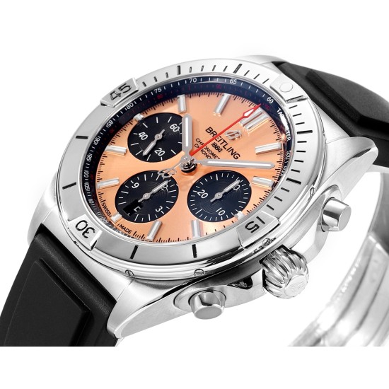 Breitling-Chronomat B01 42MM SS/RU Champagne/Stk TF A7750