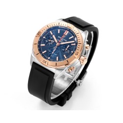 Breitling-Chronomat B01 42MM RG SS/RU Blue/Stk TF A7750